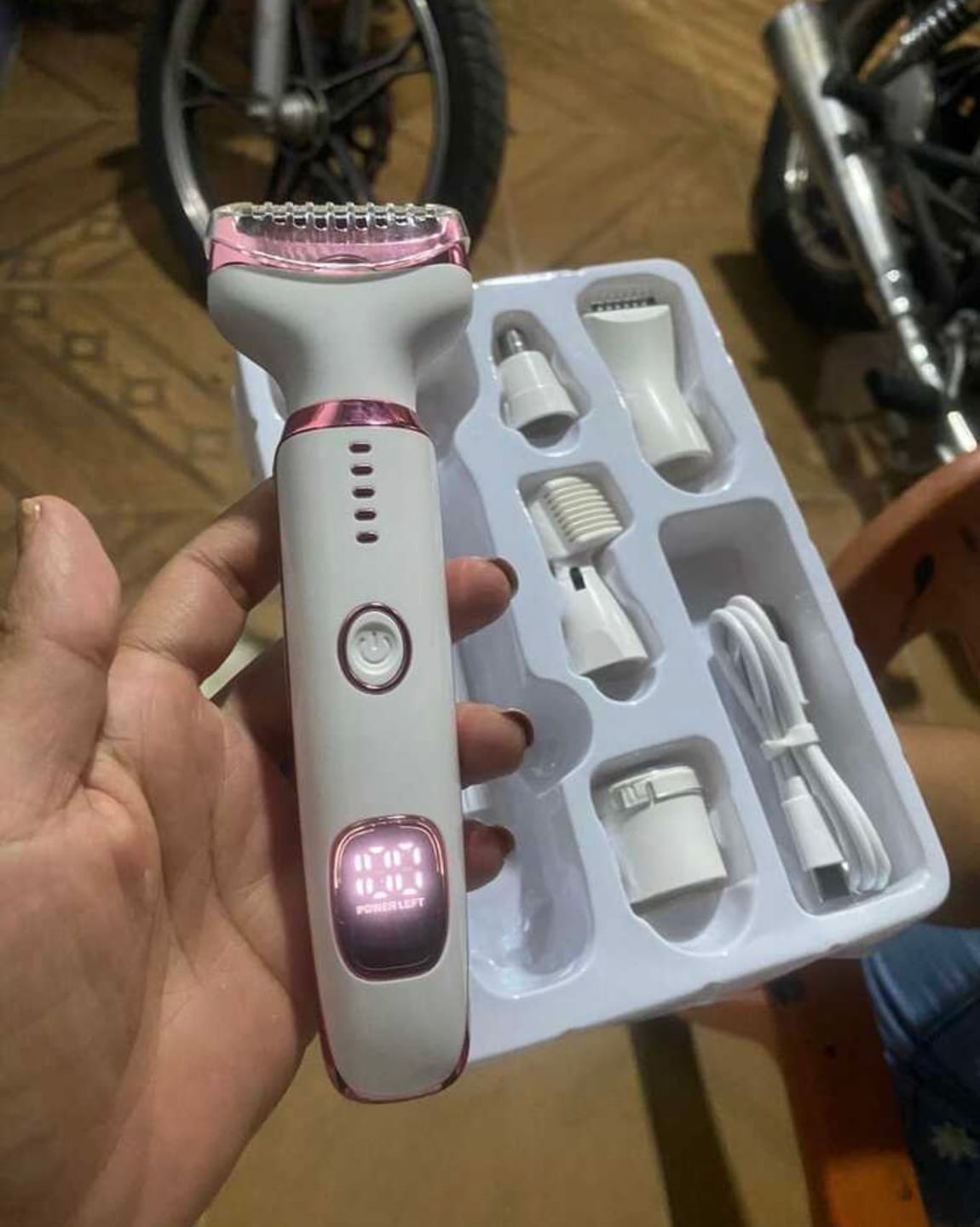 Customer photo review of DEPILADORA 5 EN 1 PROFESIONAL