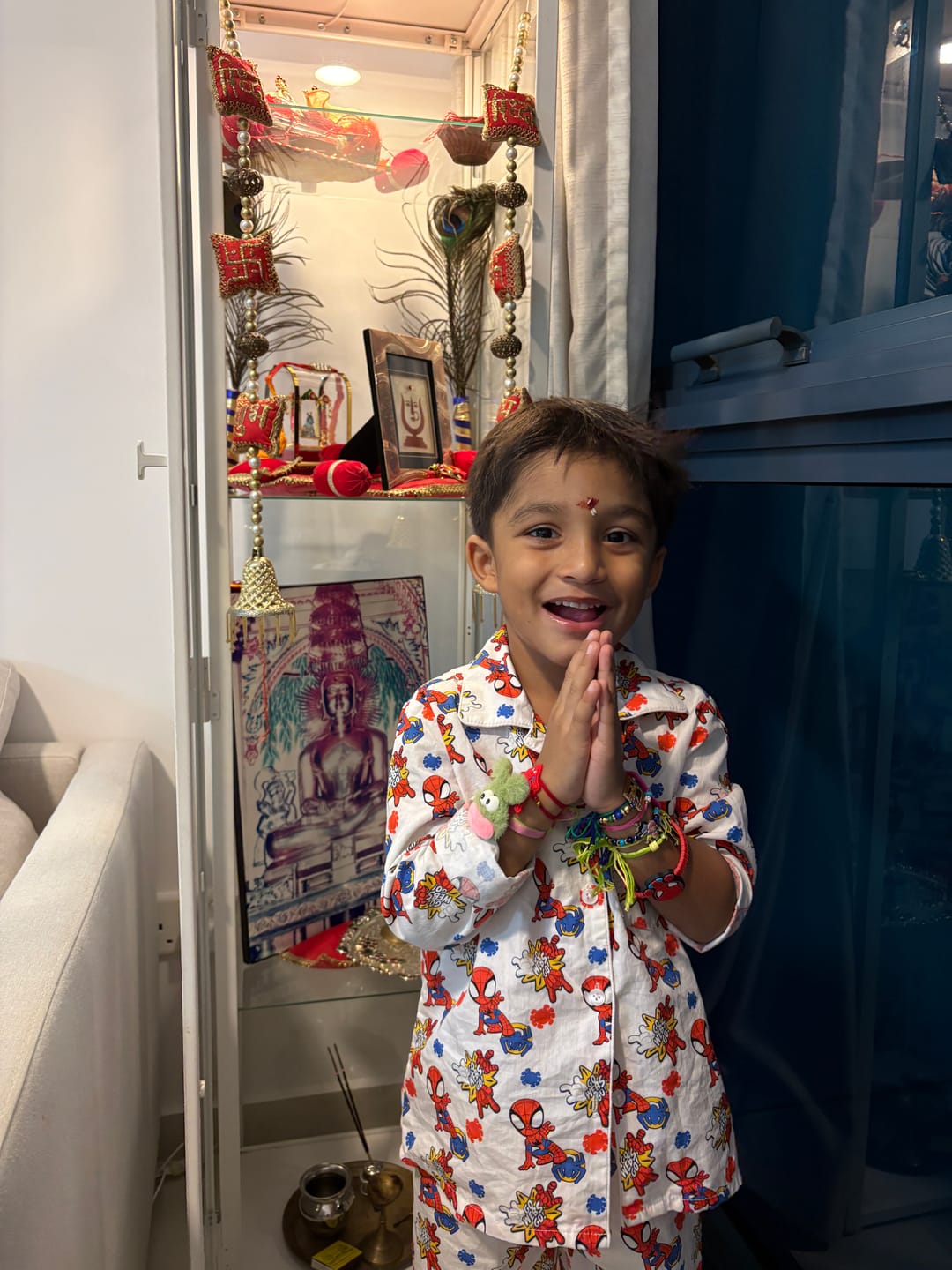 Customer photo review of Amazing Spider Man Night Suit