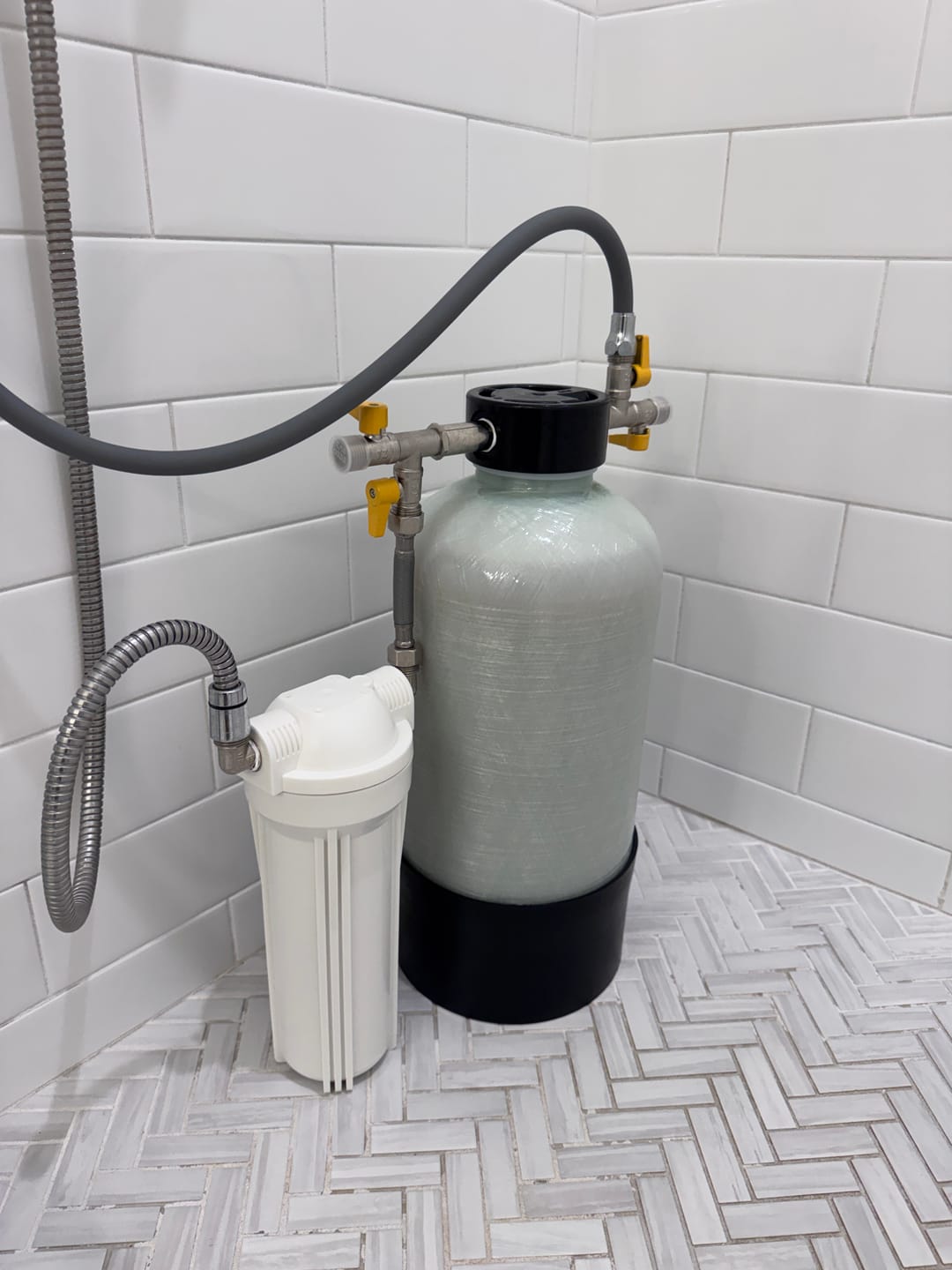 Customer photo review of Shower Water Softener System for Hard Water