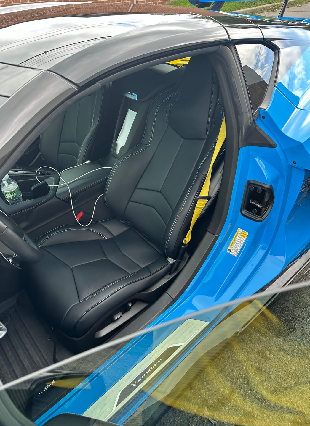 Customer photo review of Corvette C8 GT1 Custom Leather Seat Cover Kit