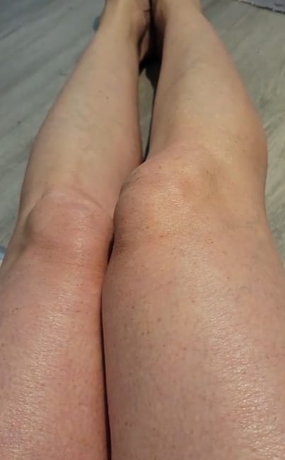 Customer photo review of Aceite Corporal Reafirmante