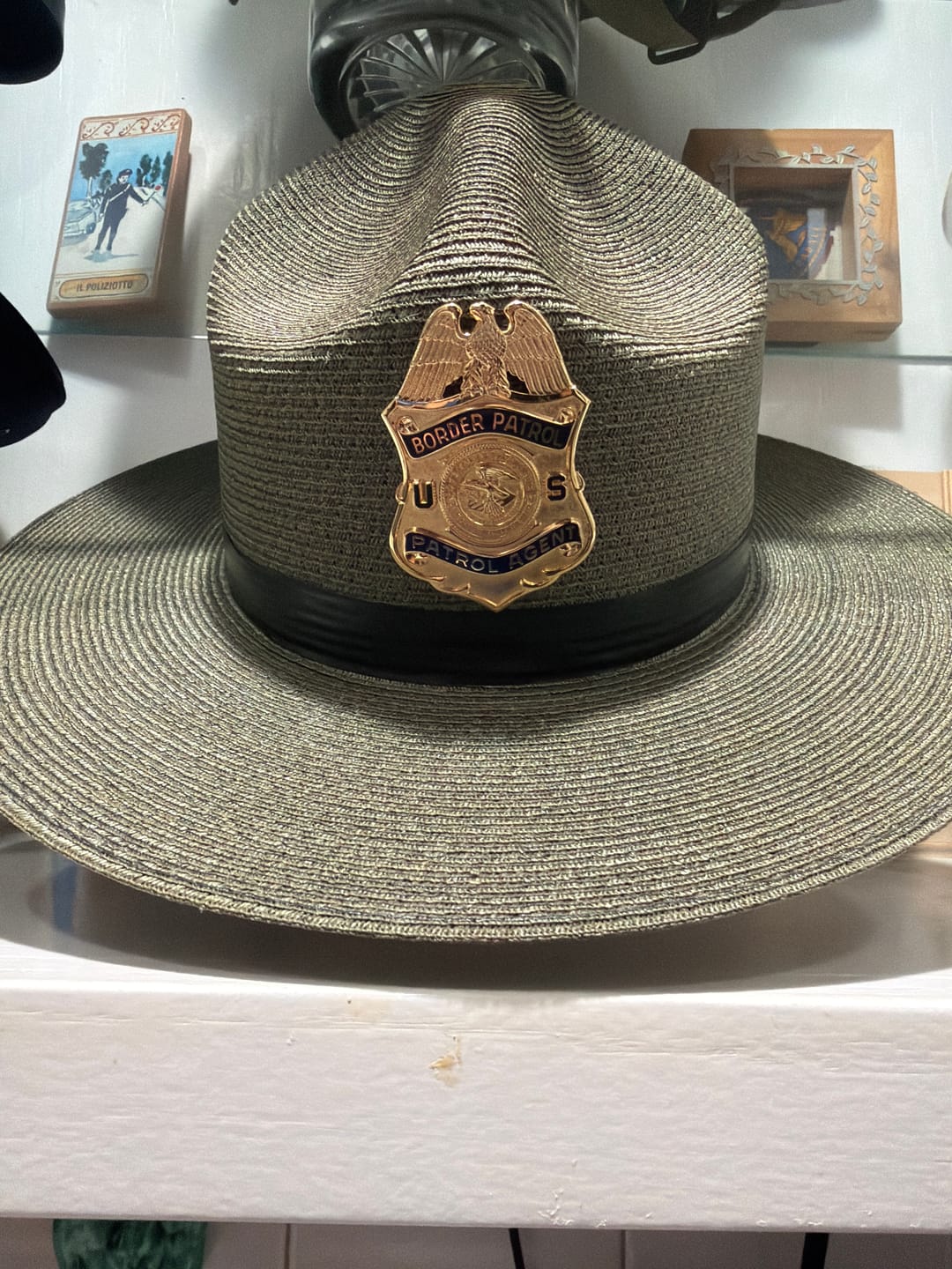 Customer photo review of USBP Border Patrol Agent DOJ INS Badge Museum Quality