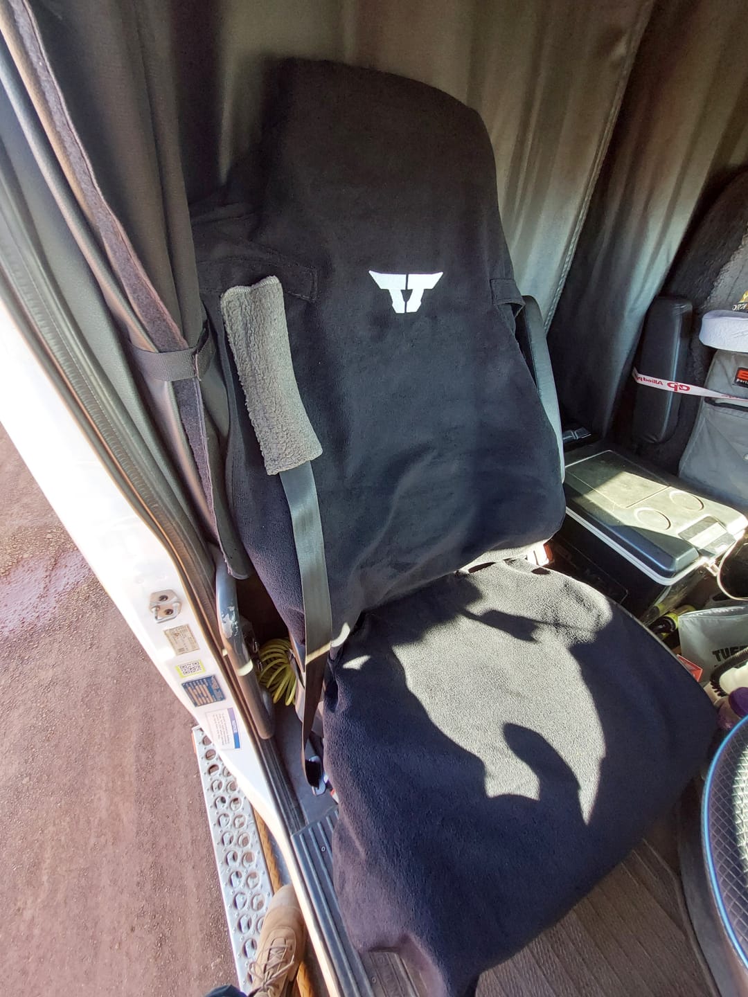 Customer photo review of Waterproof Truck Towel Seat Cover