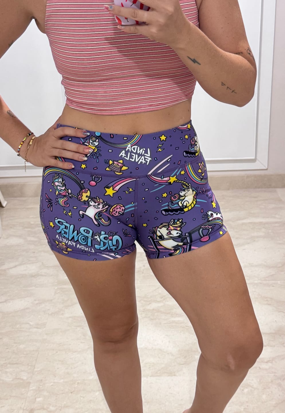Customer photo review of Shorts 7-8 cm GIRL POWER