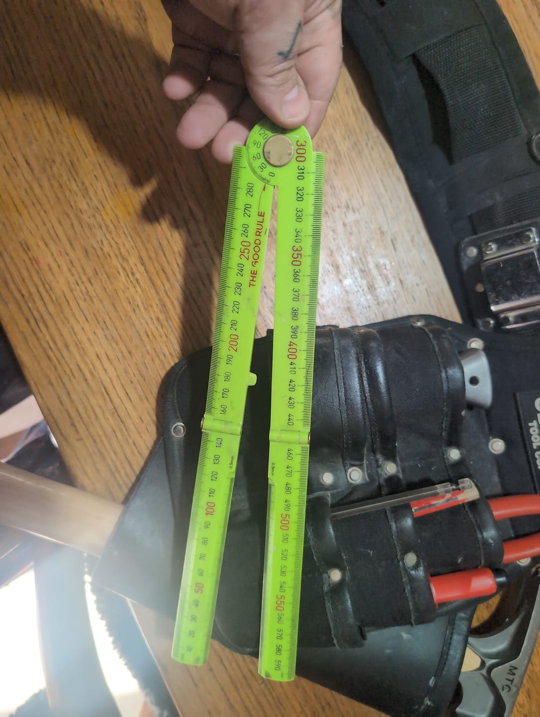 Customer photo review of The Good Tool Company | The Good Rule Laser Edition 600mm