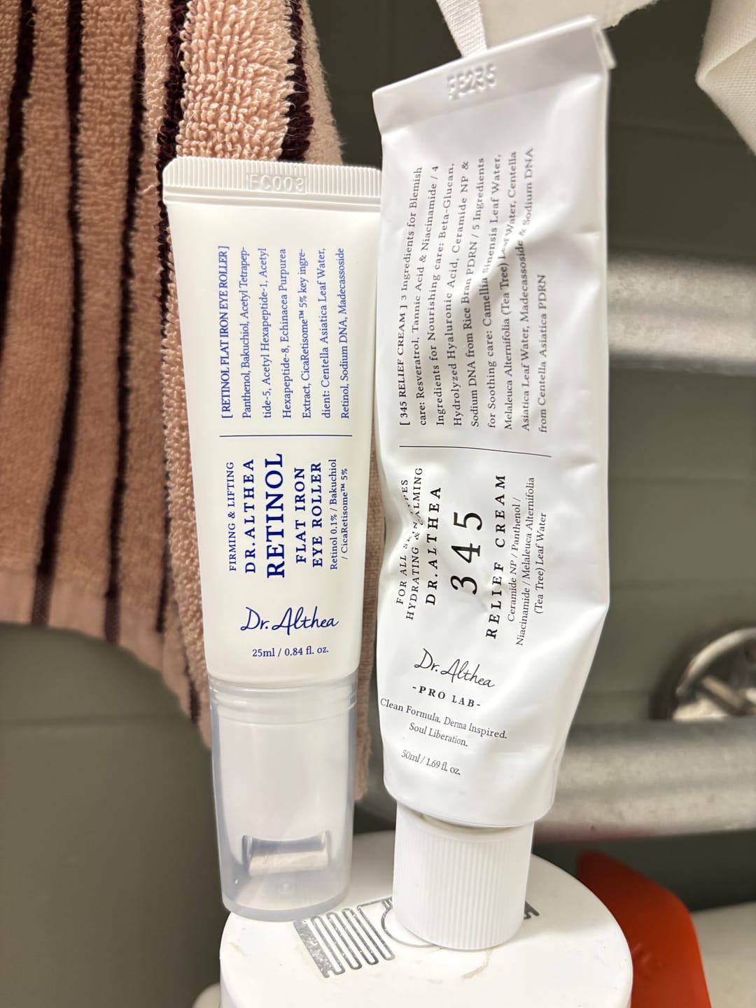 Customer photo review of Nomierinošs krēms ar resveratrolu Dr. Althea 345 Relief Cream