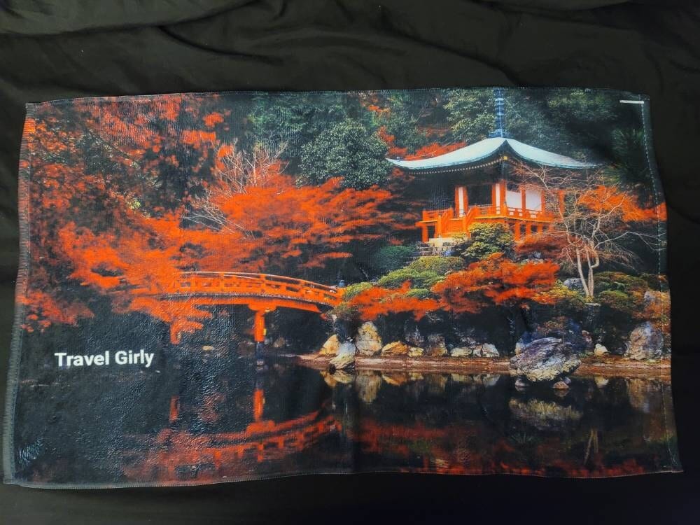 Customer photo review of Custom Sports Team Logo Towel, Personalized Gym Rally Towel