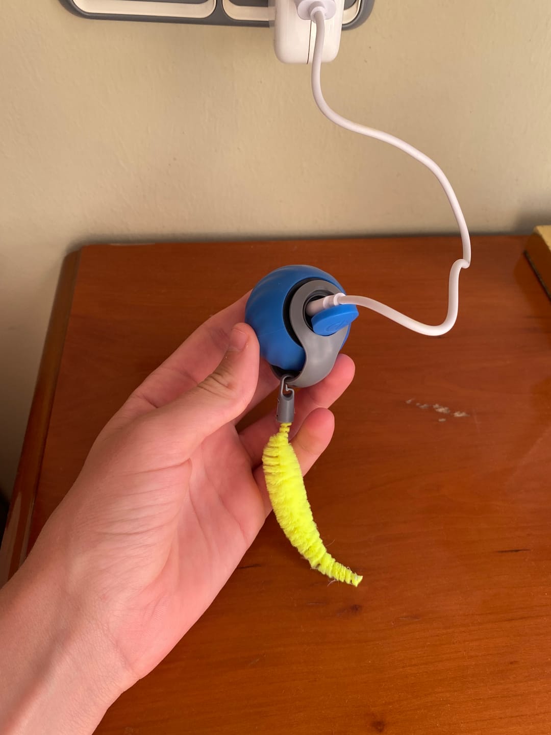 Customer photo review of Pelota interactiva para gatos