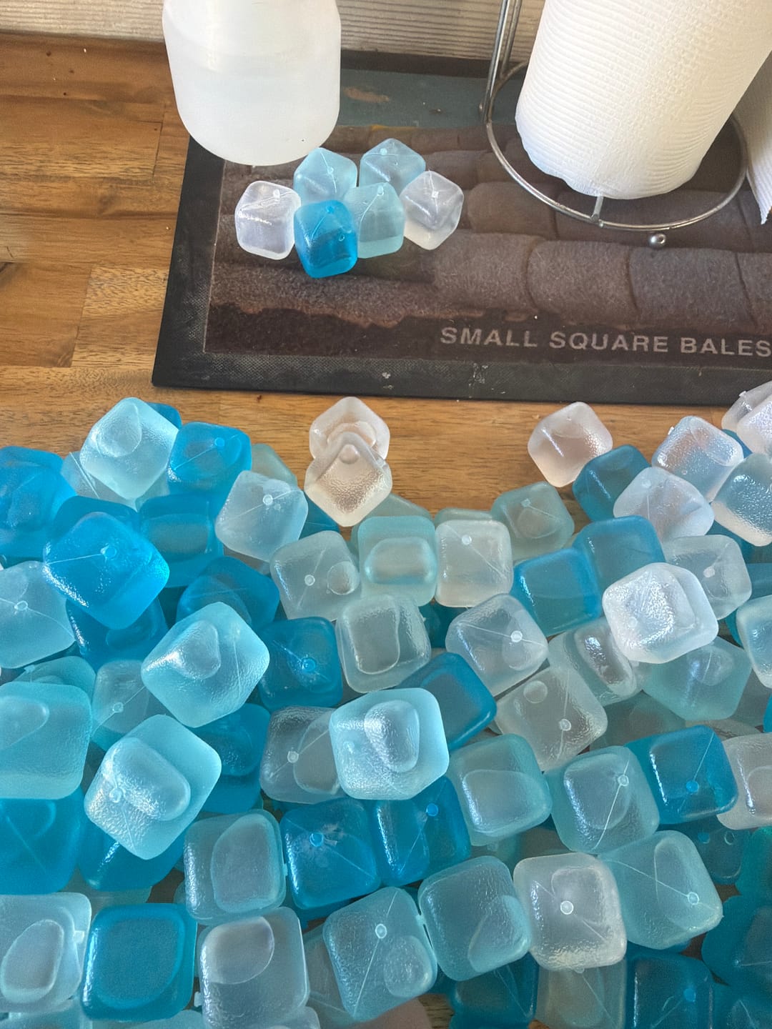 Customer photo review of Mega Freeze Blue Ice - 5kg Black Bag