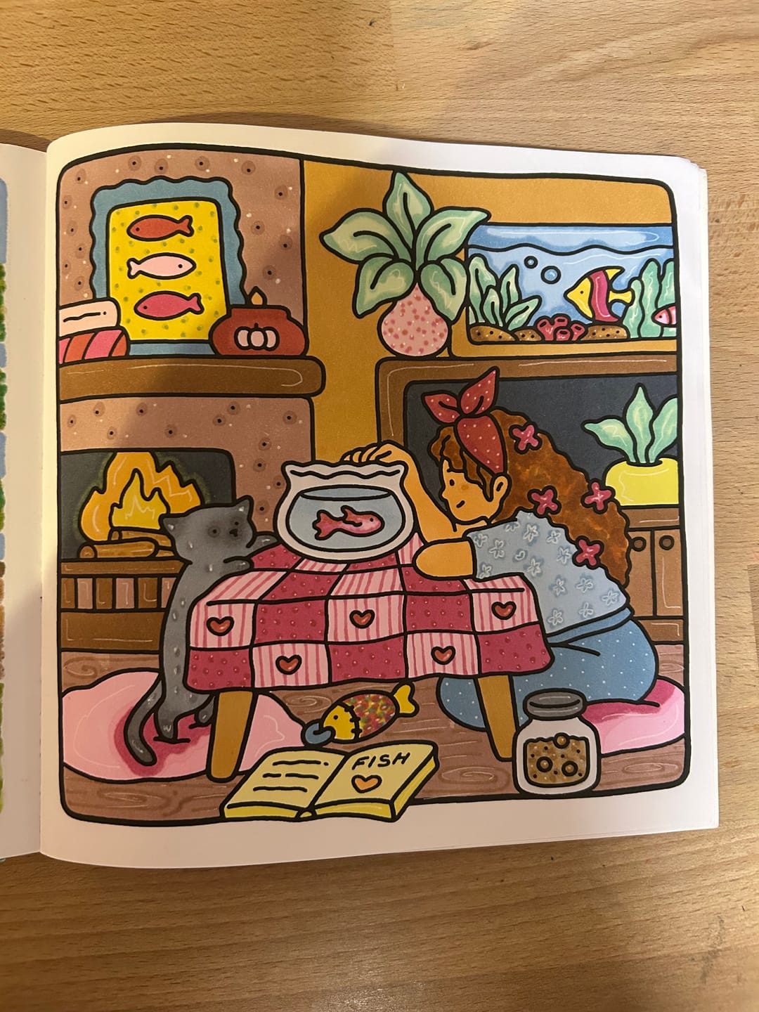 Customer photo review of Ohuhu x Coco Wyo Cozy Mood Coloring Kit, Honolulu B 48 Colors Alcohol Markers with Brush & Fine Dual Tips, Coloring Book with Mood Tracker Pages