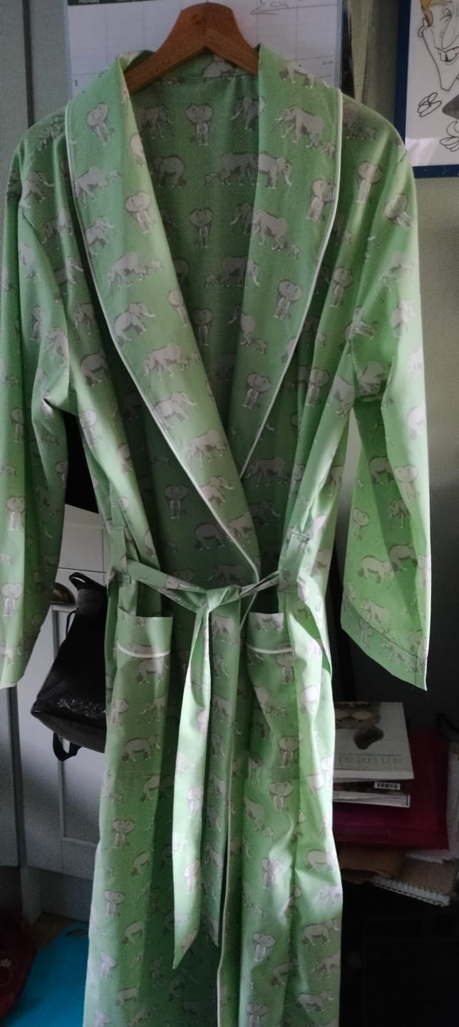 Customer photo review of Elephant Family Polycotton Fabric