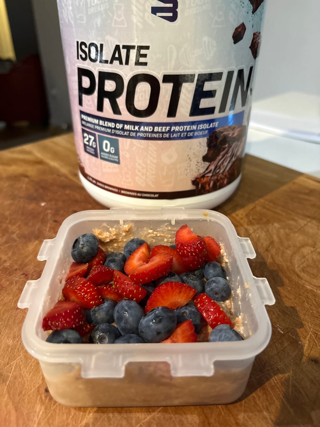 Customer photo review of Isolate Protein