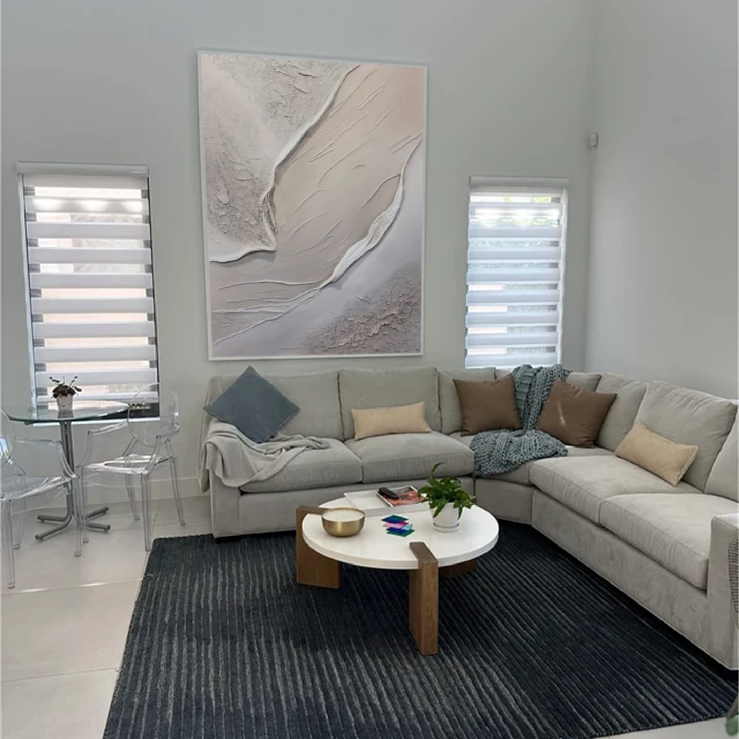 Customer photo review of Abstract Texture Wall Art # AB683