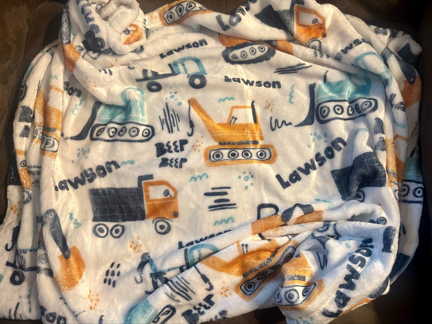 Customer photo review of New hand-drawn childish animal pattern with forest animals blanket