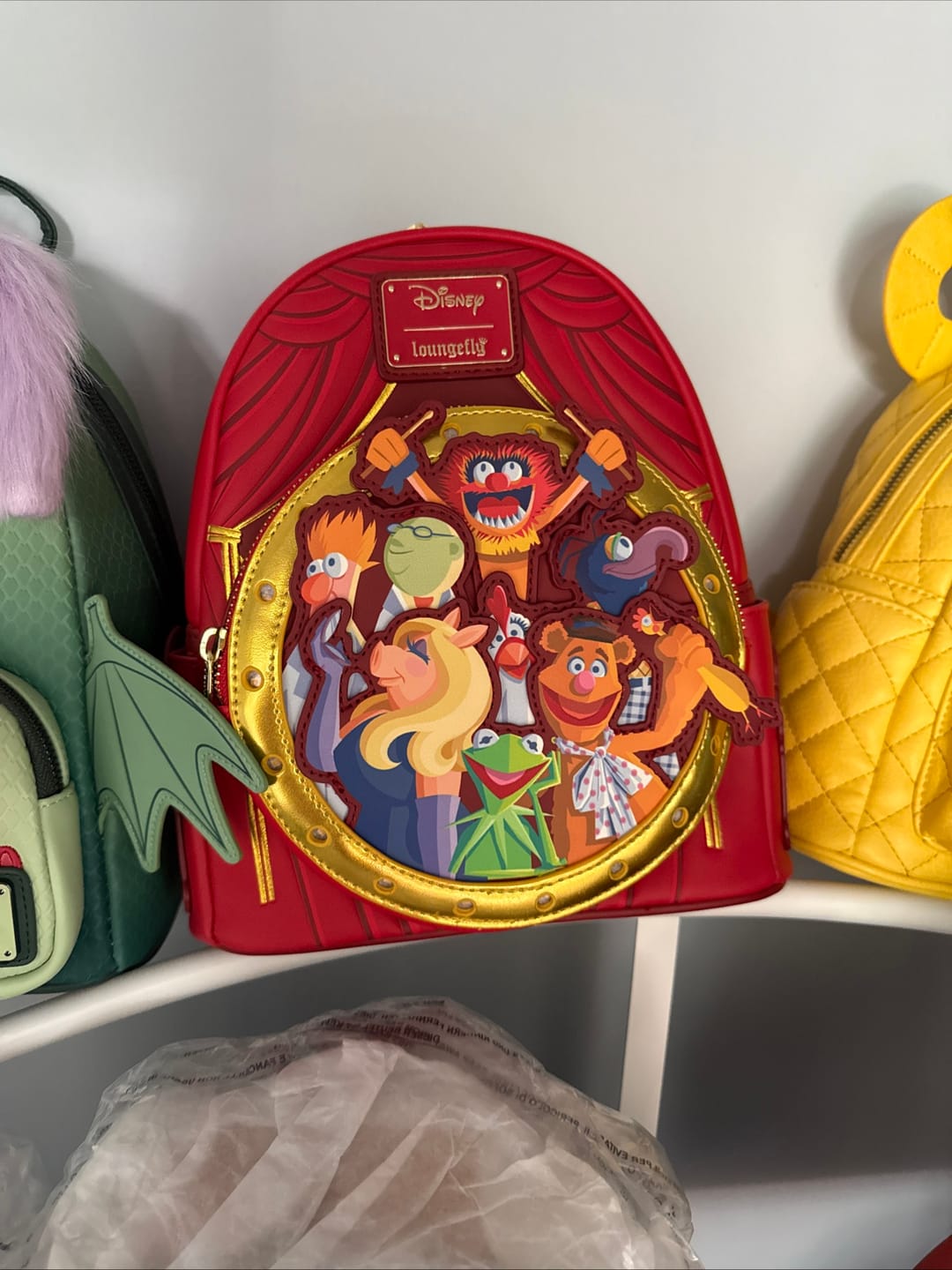 Customer photo review of Loungefly Disney The Muppets Group Light-Up Mini Backpack - Preorder