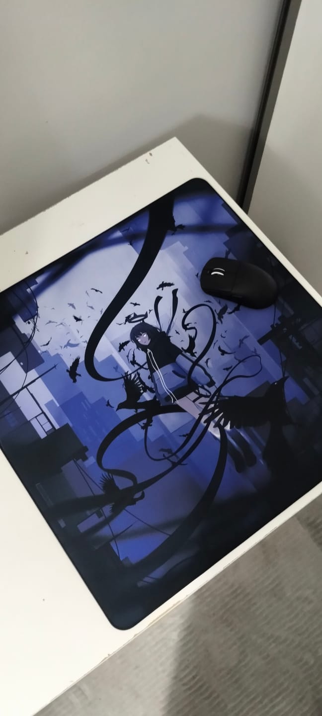 Customer photo review of Wraith Ace Series [Ravenfall] Limited Edition Poron Mousepad