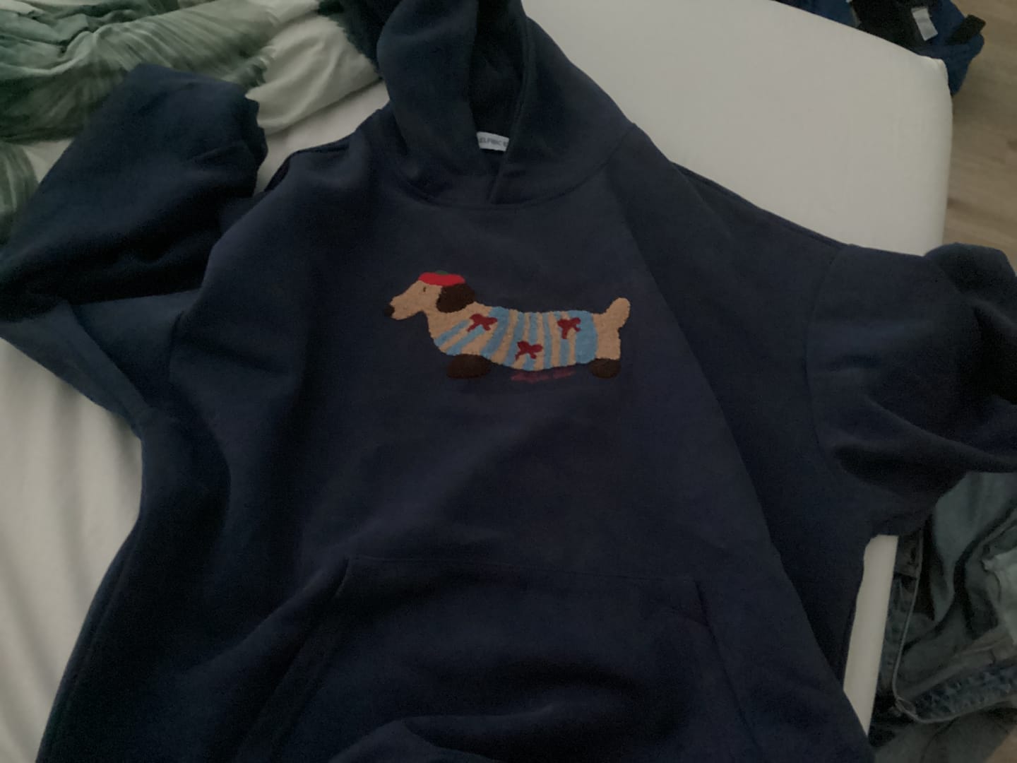 Customer photo review of Aelfric Eden Cartoon Dachshund Hoodie