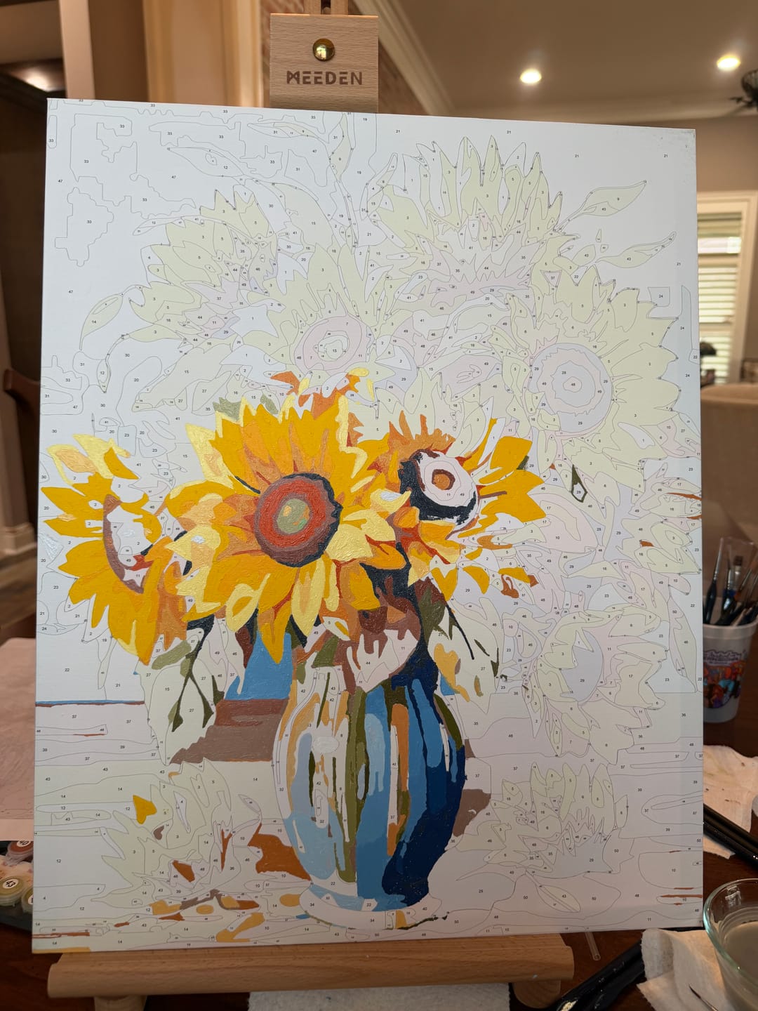 Customer photo review of Vase of Golden Blooms