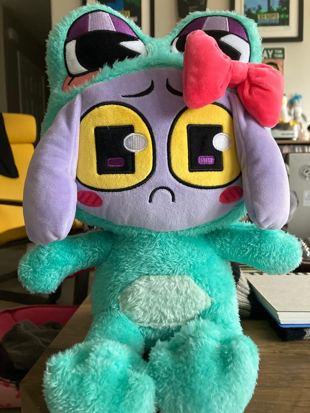 Customer photo review of Ribbit-Suit Jax Plush