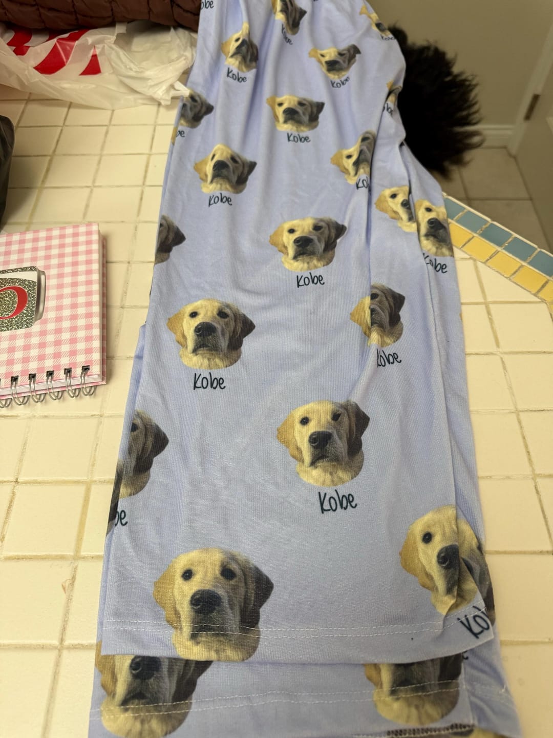 Customer photo review of Personalized Pet Photo Pajama, Custom Dog & Cat Portrait PJs, Family Matching Loungewear