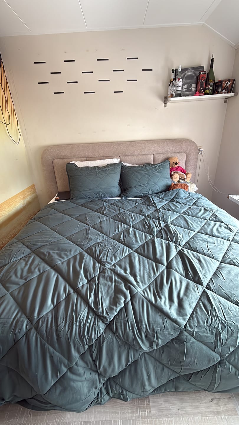 Customer photo review of Boxspring met opbergruimte Velar