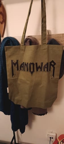 Customer photo review of MANOWAR GREEN TOTE BAG