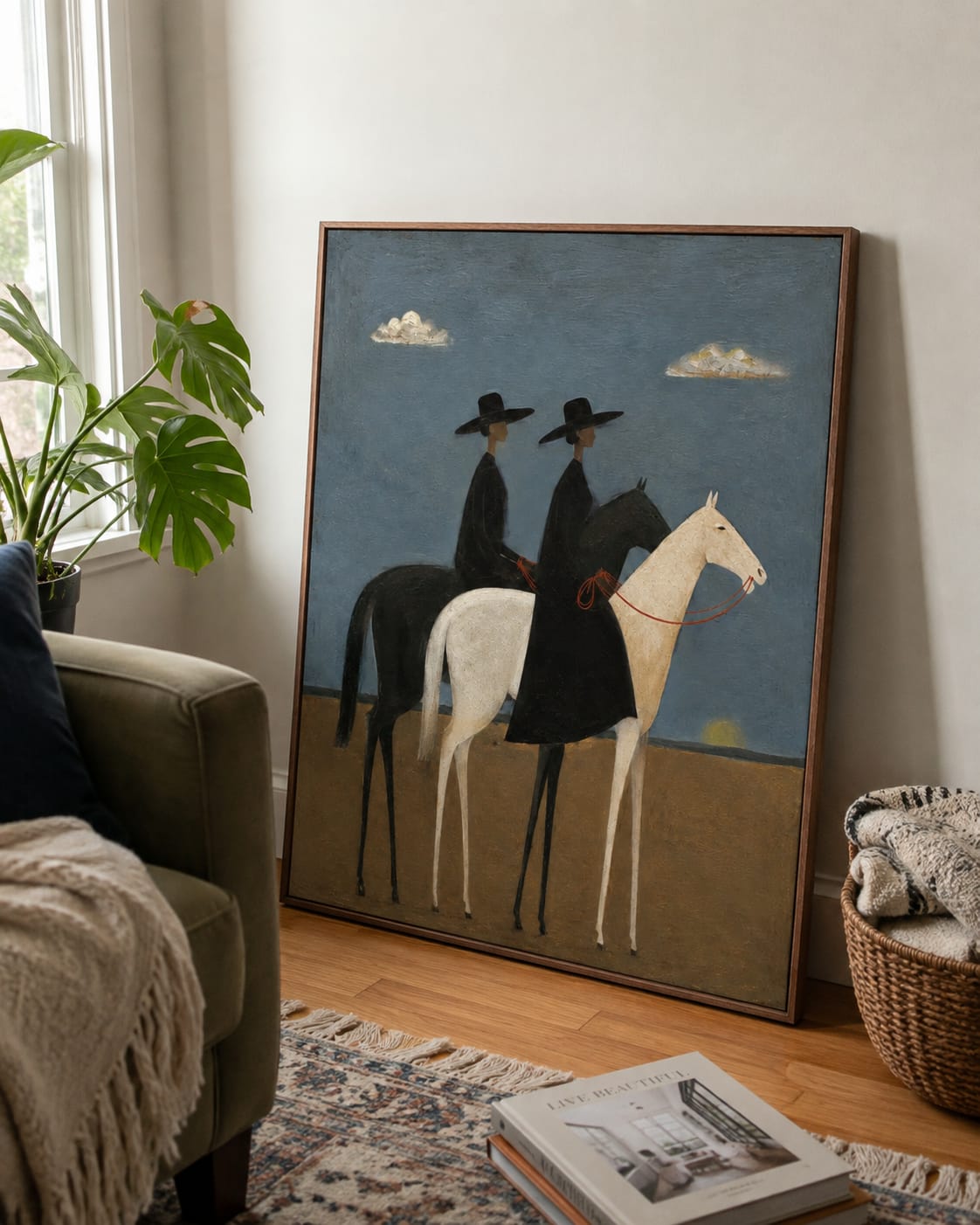 Customer photo review of Silent Horizon Riders-Horse Painting