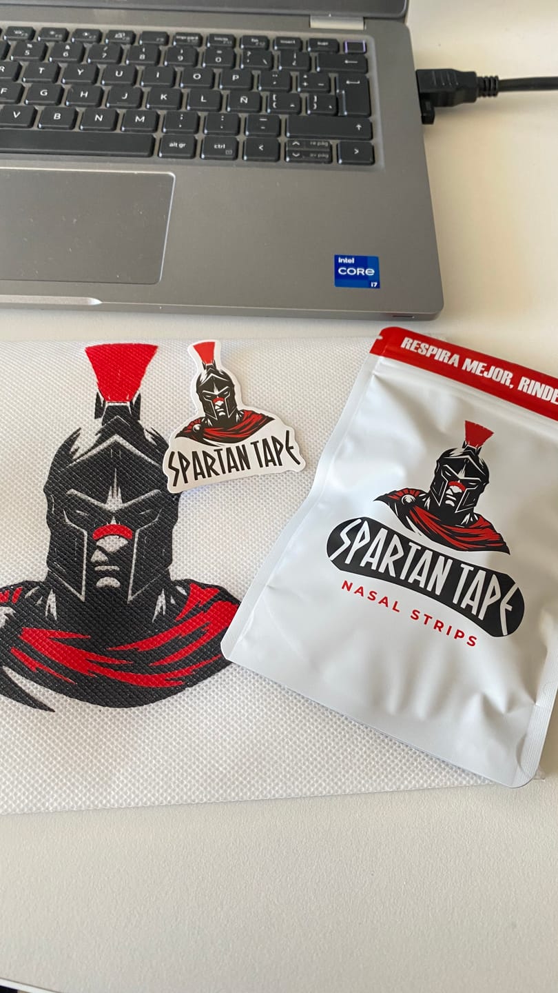 Customer photo review of Tiras Nasales Deportivas | Spartan Tape - Pack 30 Unidades