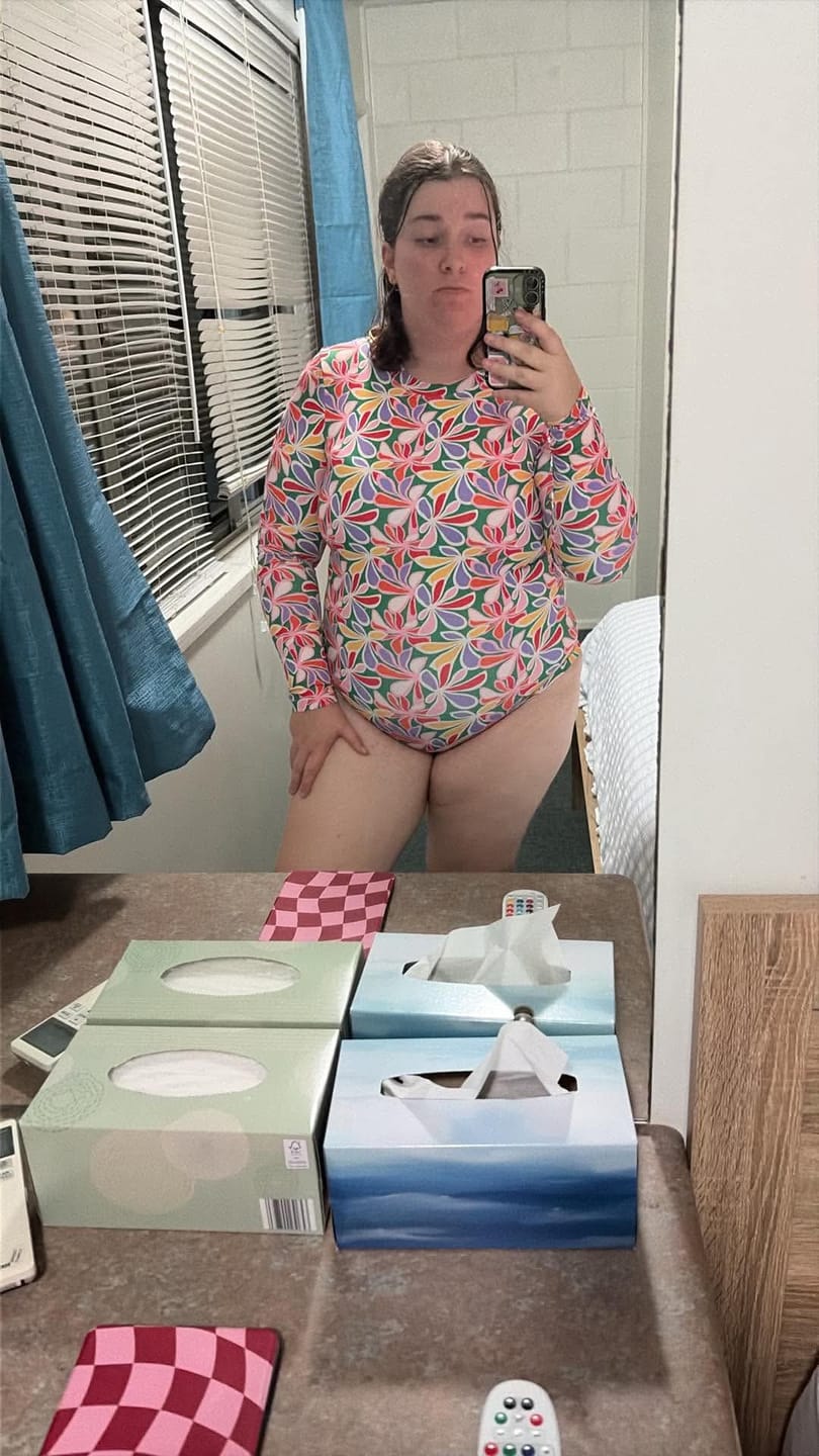 Customer photo review of SAVANNAH SURF SUIT - TROPICANA