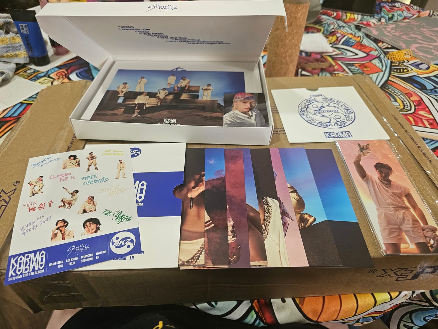 Customer photo review of STRAY KIDS - KARMA 4TH ALBUM STANDARD RANDOM