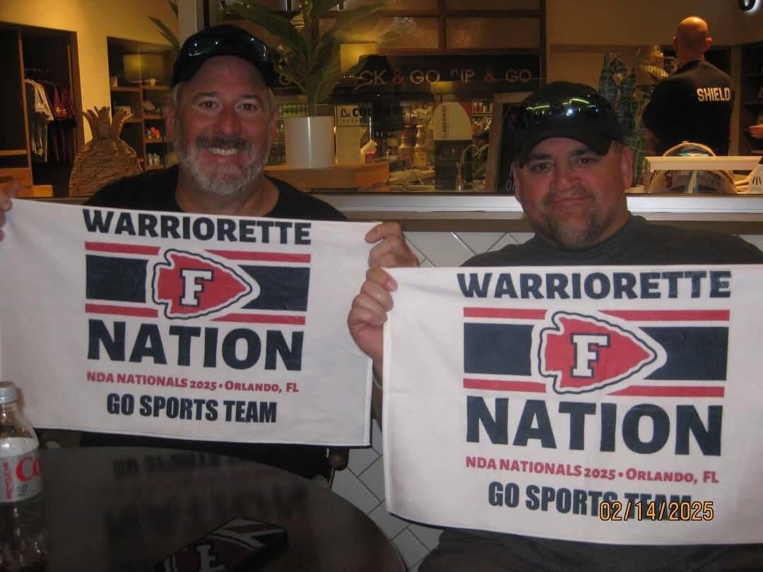Customer photo review of Customized Team Logo Towel: Personalized Cotton Gym Towel
