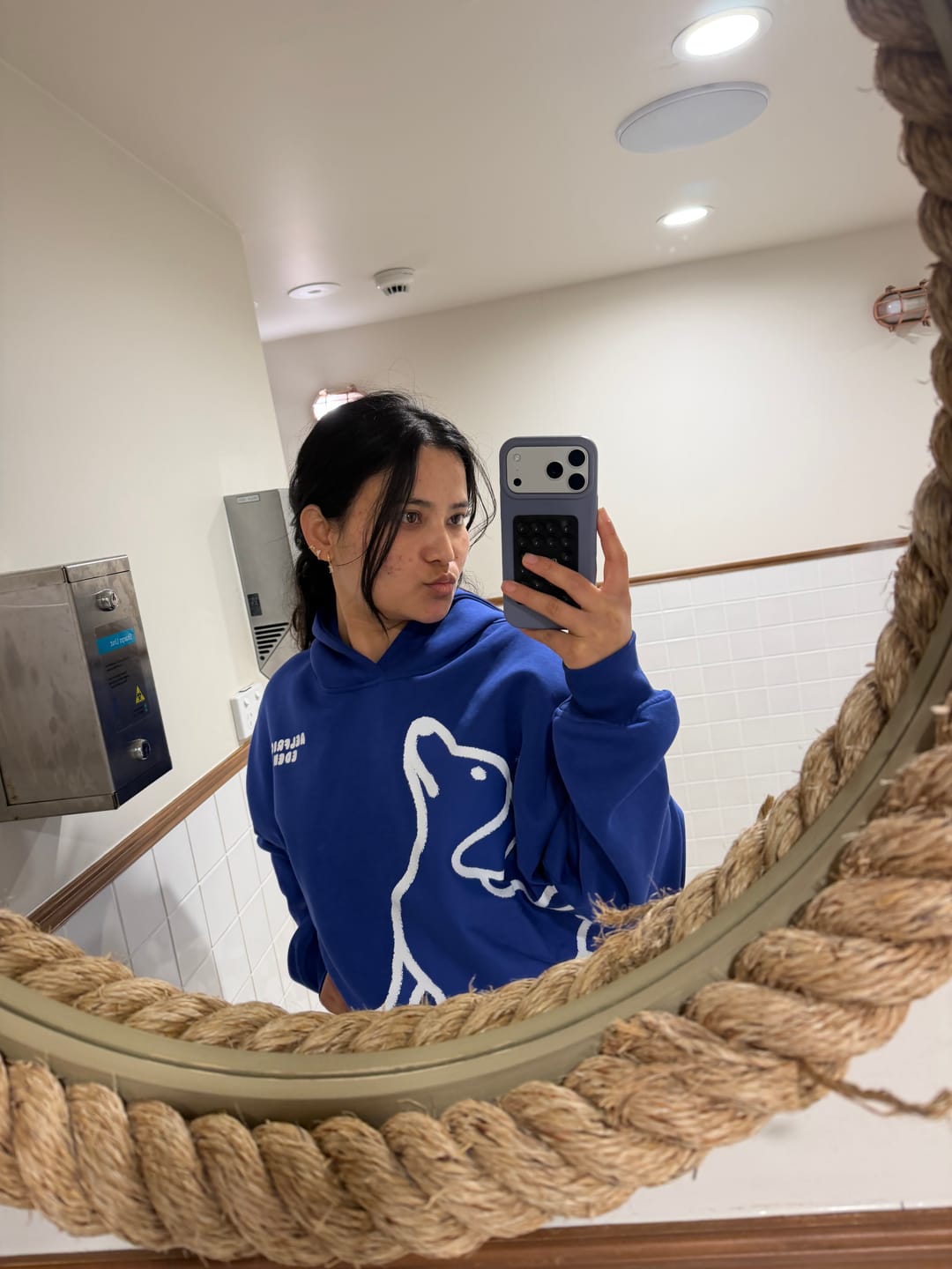 Customer photo review of Aelfric Eden Boxy Dachshund Graphic Hoodie