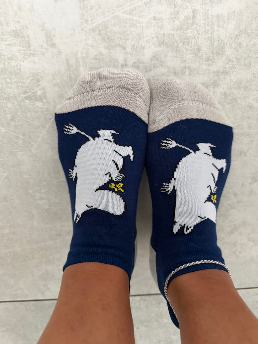 Customer photo review of Moomin ankelsokker