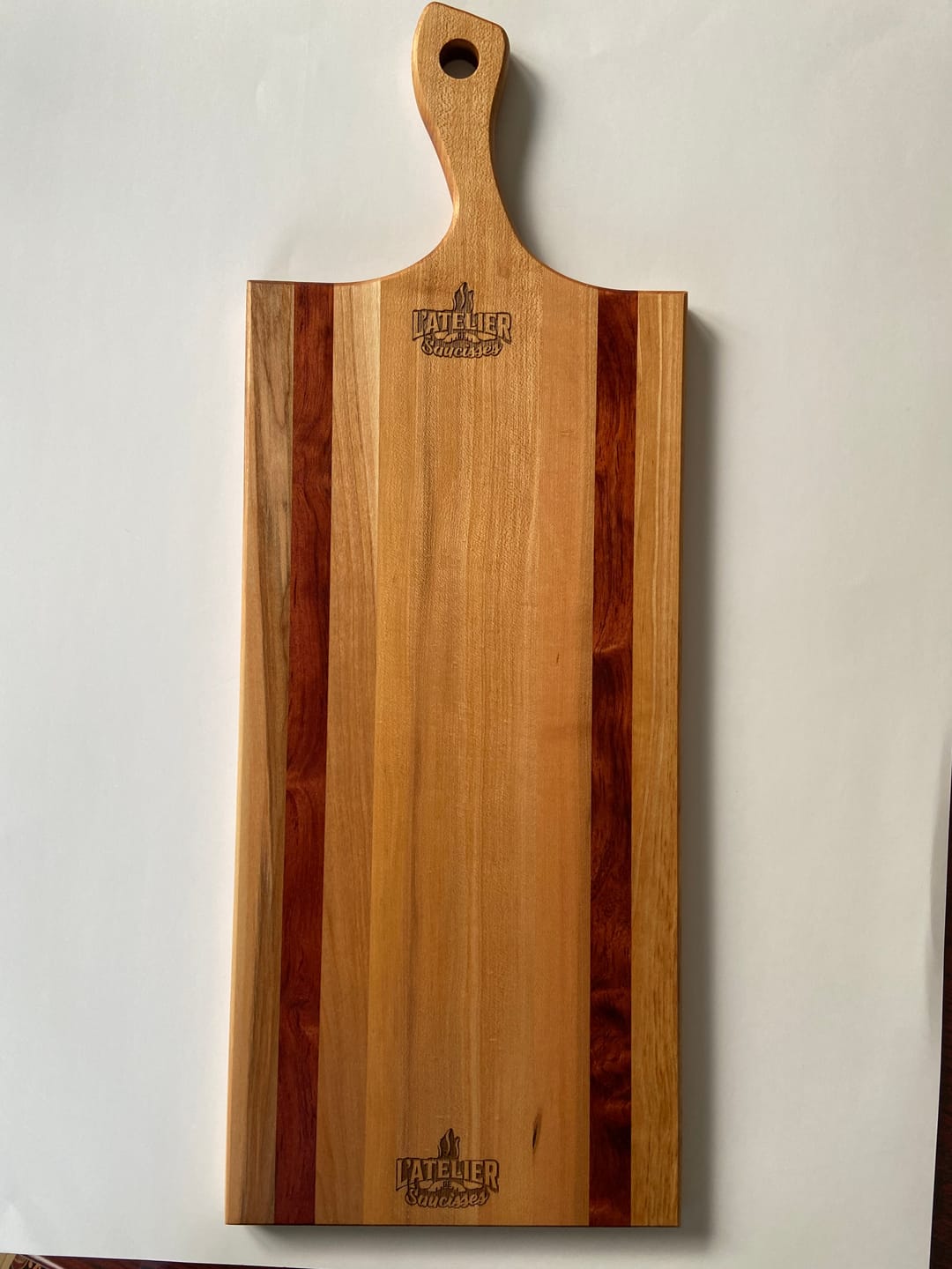 Customer photo review of Small Chefs Handle Acrylic Router Template