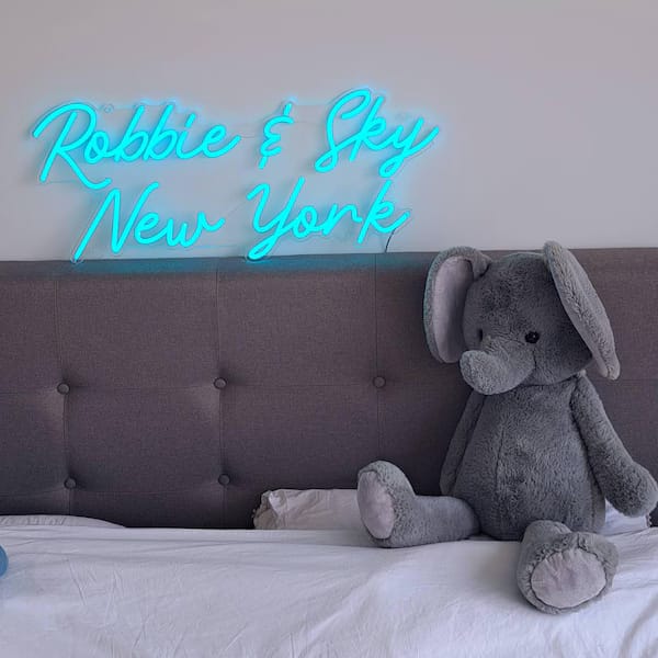Customer photo review of Custom Neon: Robbie & Sky Ne...