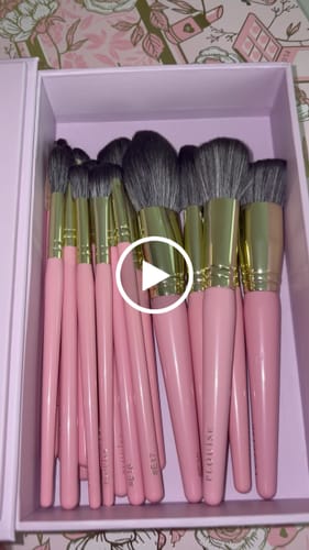 Customer video review of Following My Purpose 20-Piece Makeup Brush Set