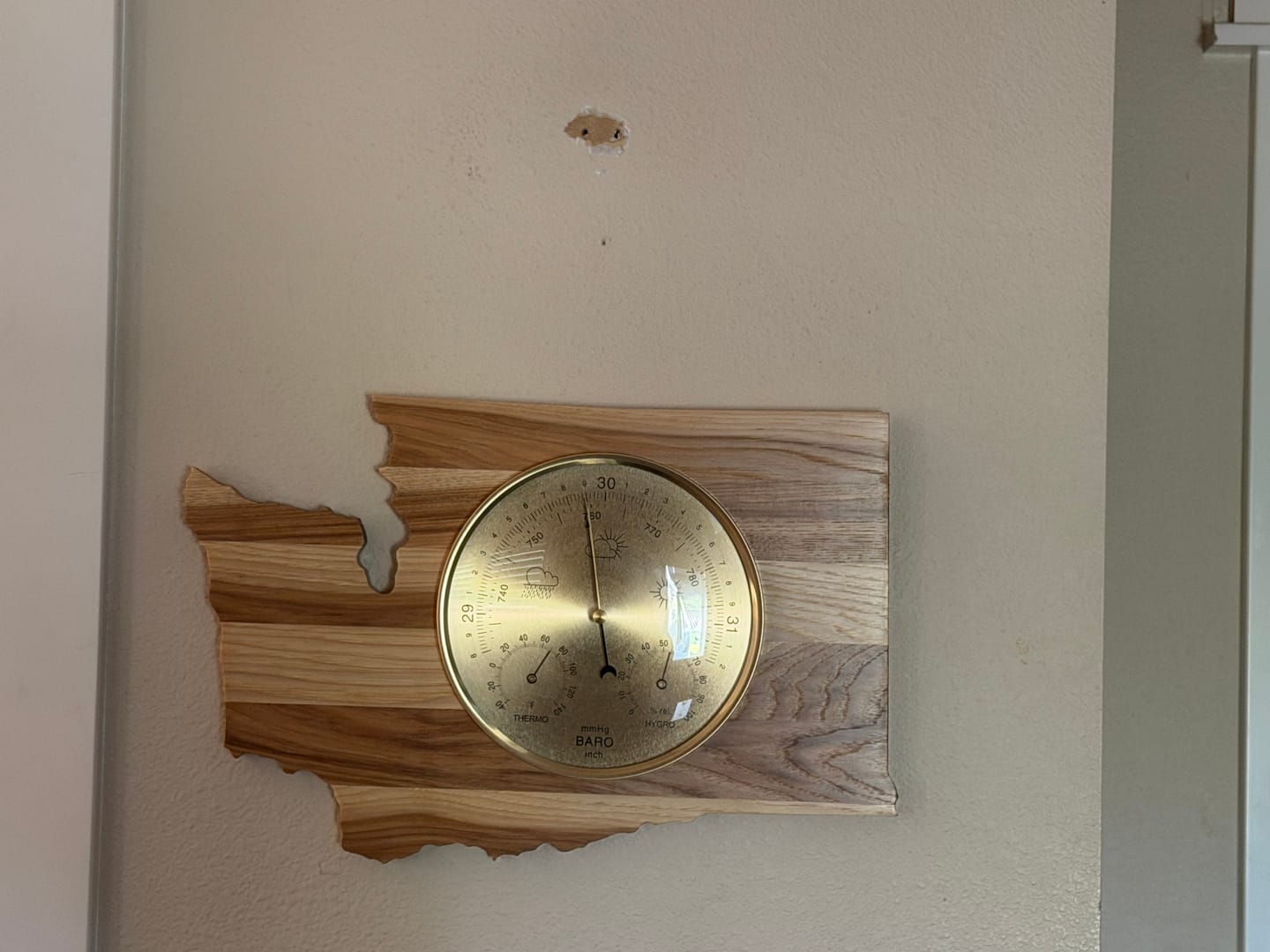 Customer photo review of 15.75x10.15" State Of Washington Acrylic Router Template