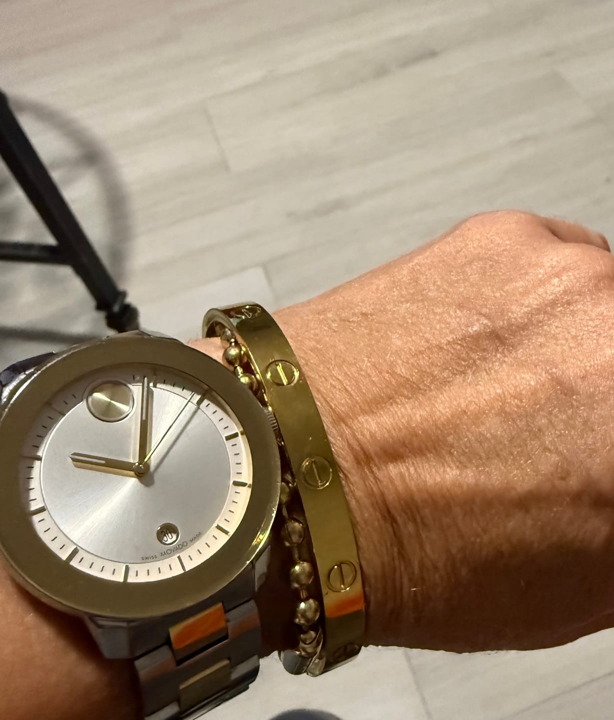 Customer photo review of Love Cuff Bracelet