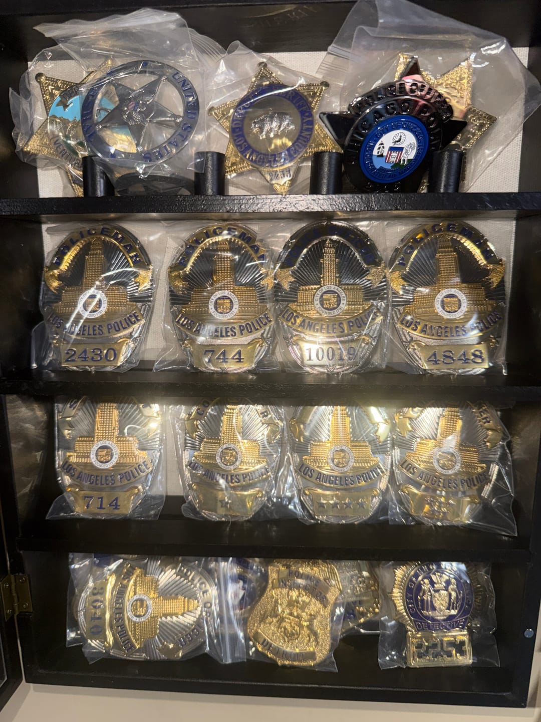 Customer photo review of Custom Badge Number Charges