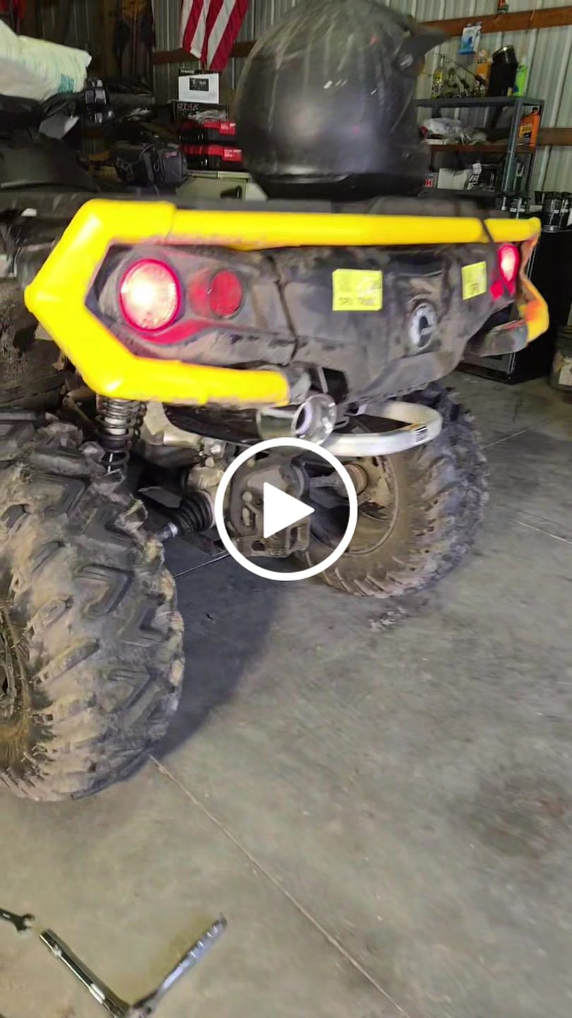Customer video review of RPM Can-Am Outlander Sport Muffler 2013-2024 1000R/800R/650/570/500