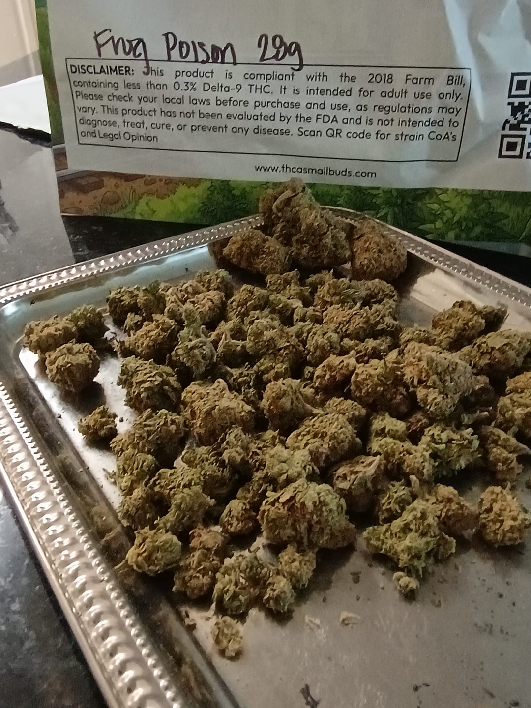 Customer photo review of Toad Crossing THCA Flower