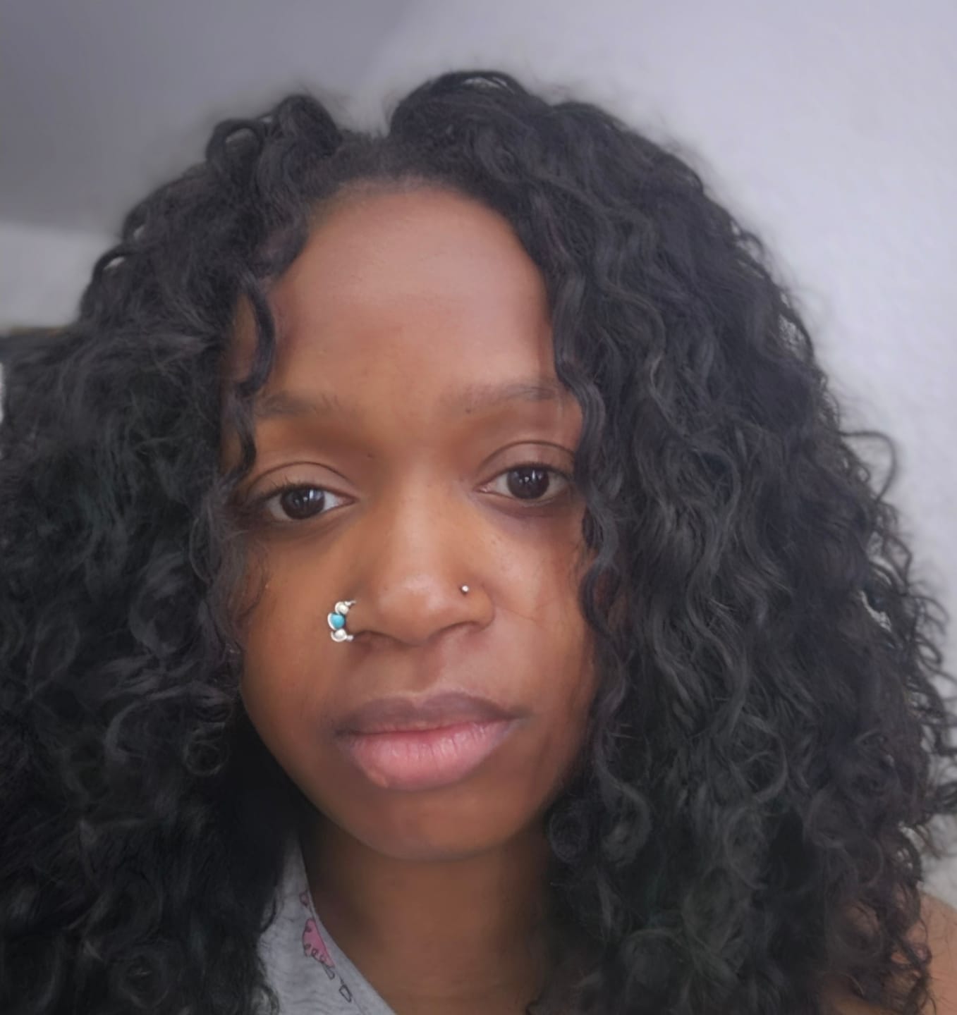 Customer photo review of Spanish Curl Human Crochet Hair