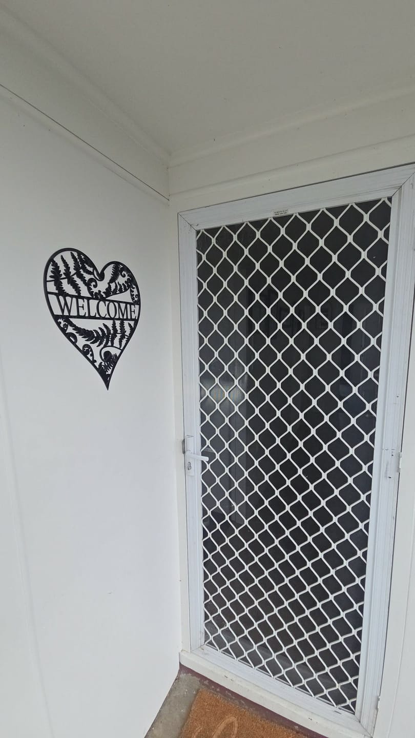 Customer photo review of Personalised Fern Heart Wall Art