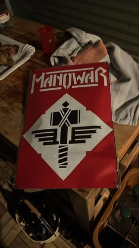 Customer photo review of Manowar Flag Sign Of The Hammer