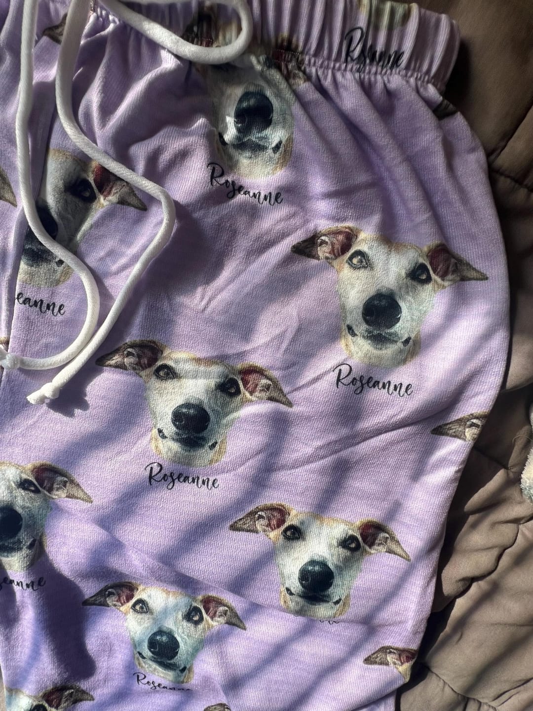 Customer photo review of Personalized Pet Photo Pajama, Custom Dog & Cat Portrait PJs, Family Matching Loungewear