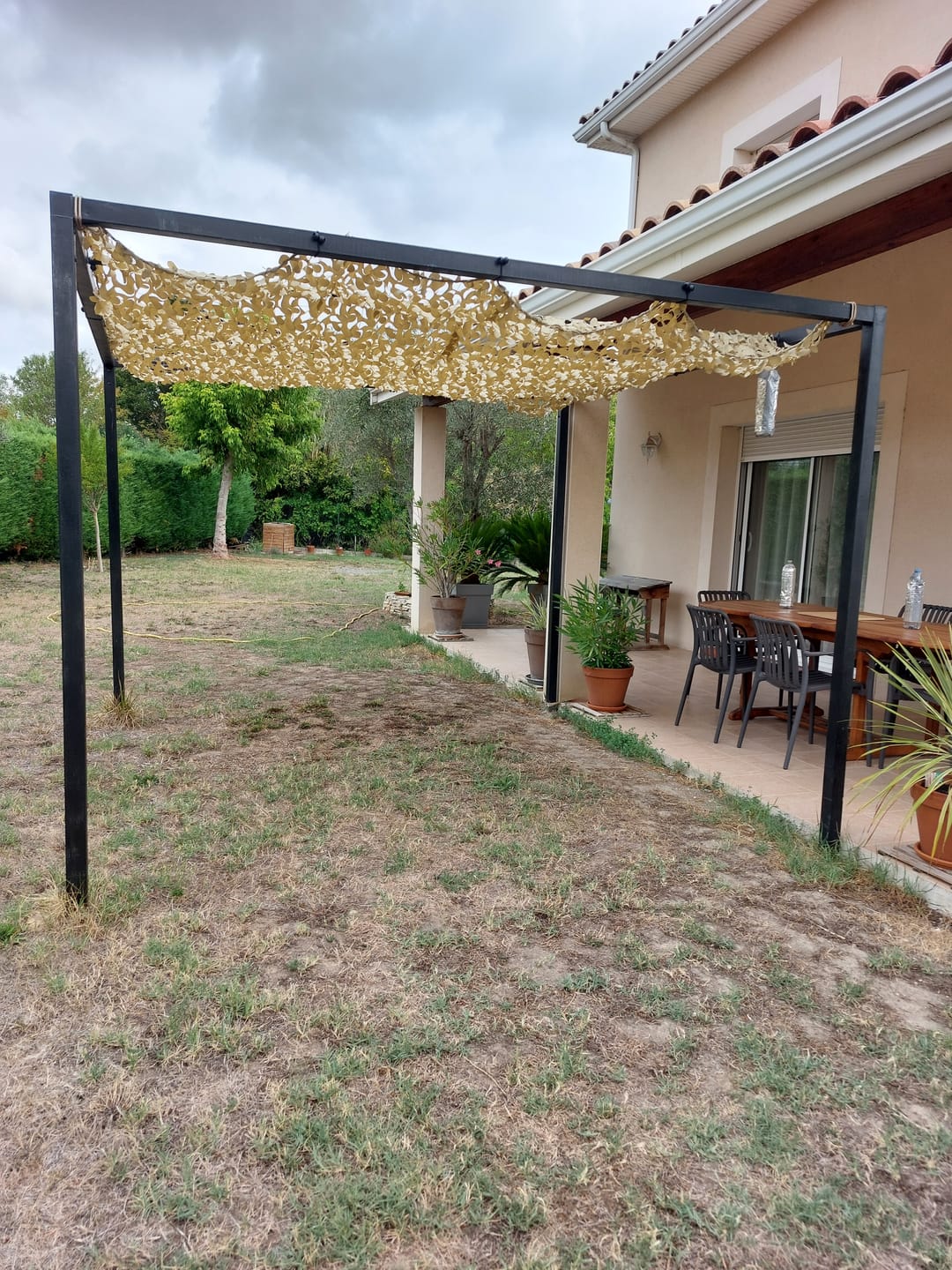 Customer photo review of Filet de camouflage renforcé sable