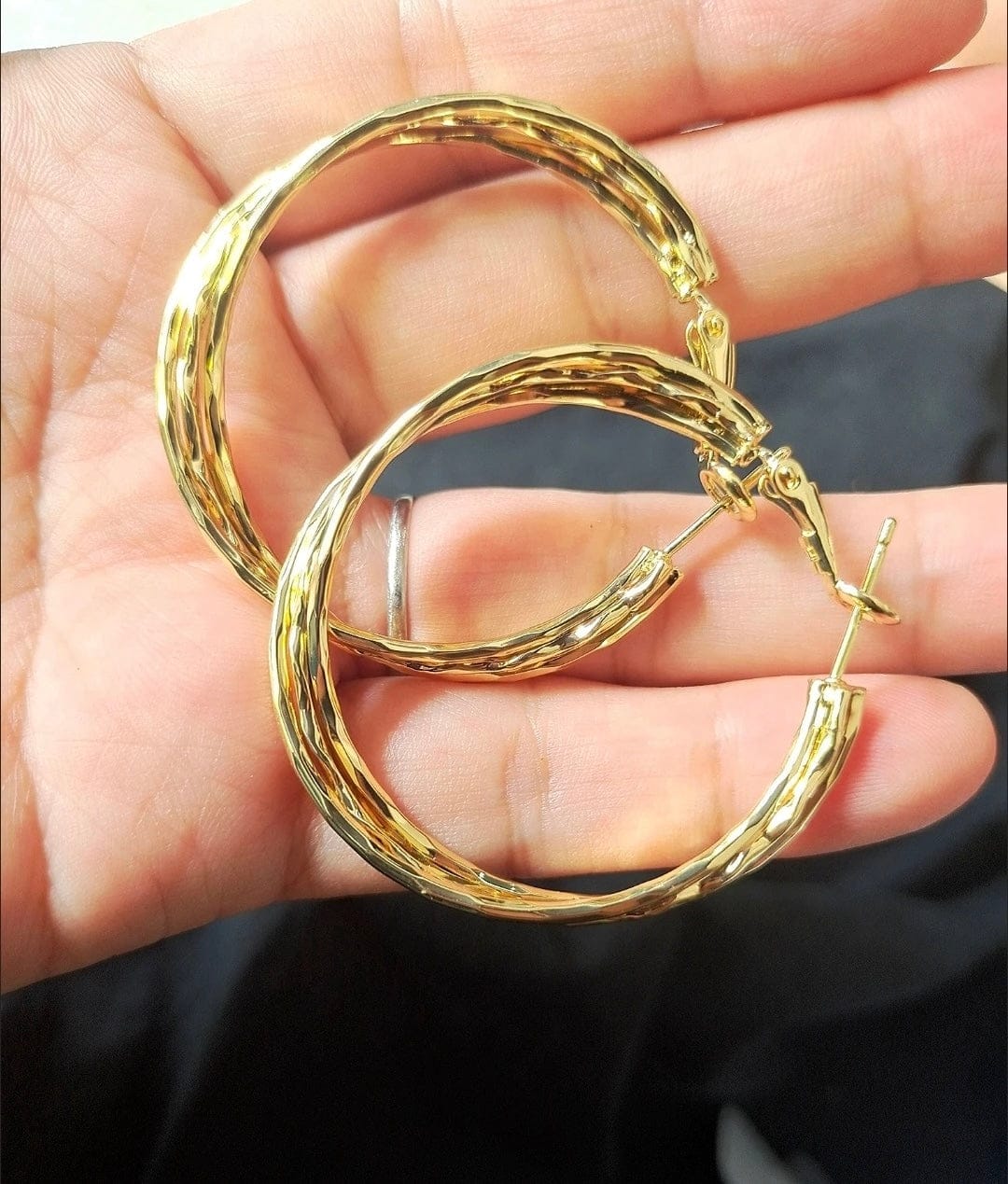 Customer photo review of Caroline Earrings