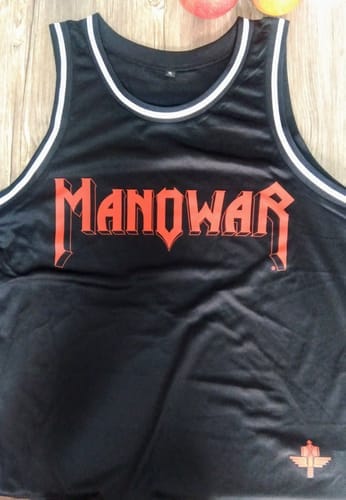 Customer photo review of MANOWAR BASKETBALL JERSEY