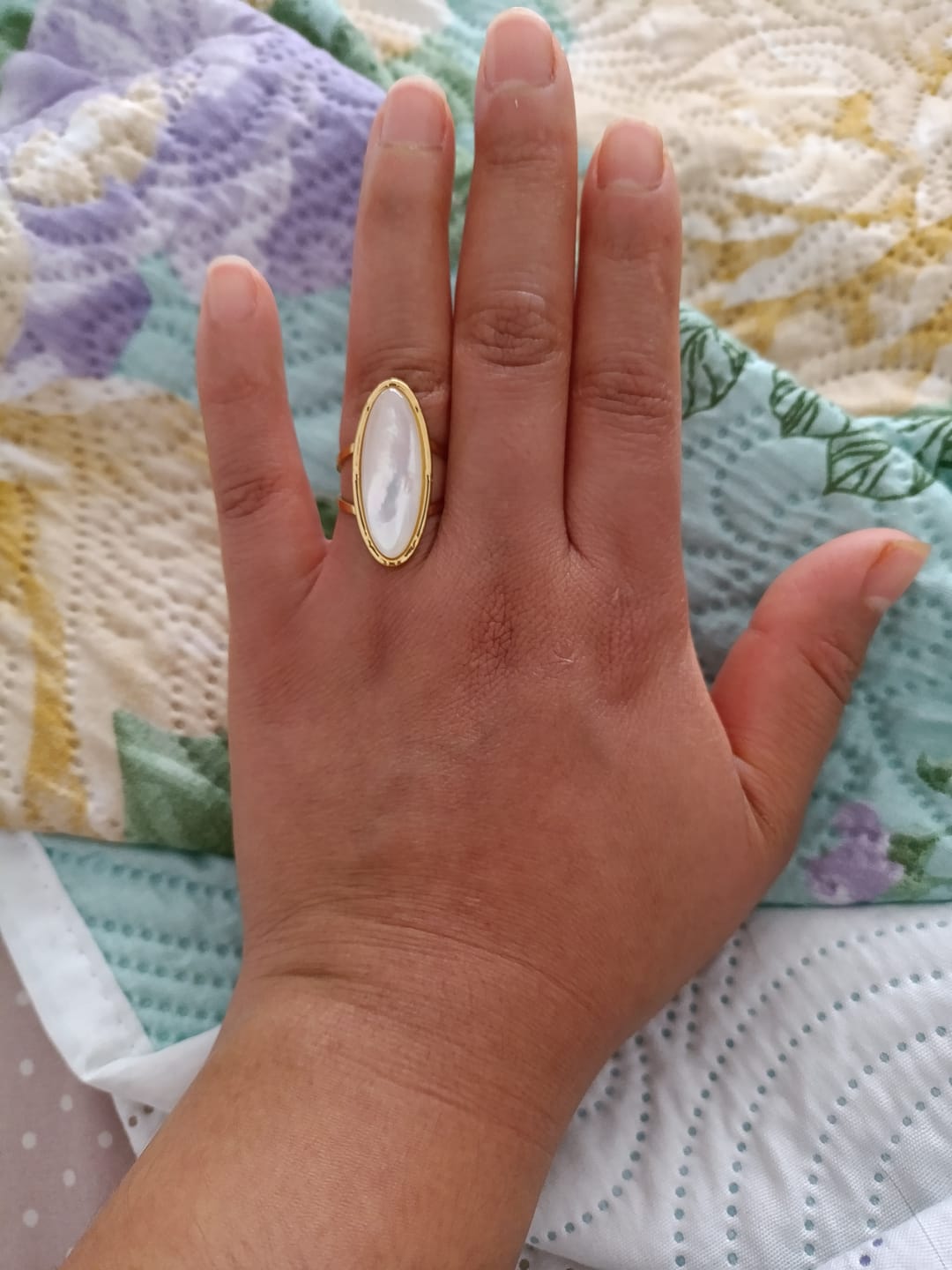 Customer photo review of Anillo Ajustable Gema