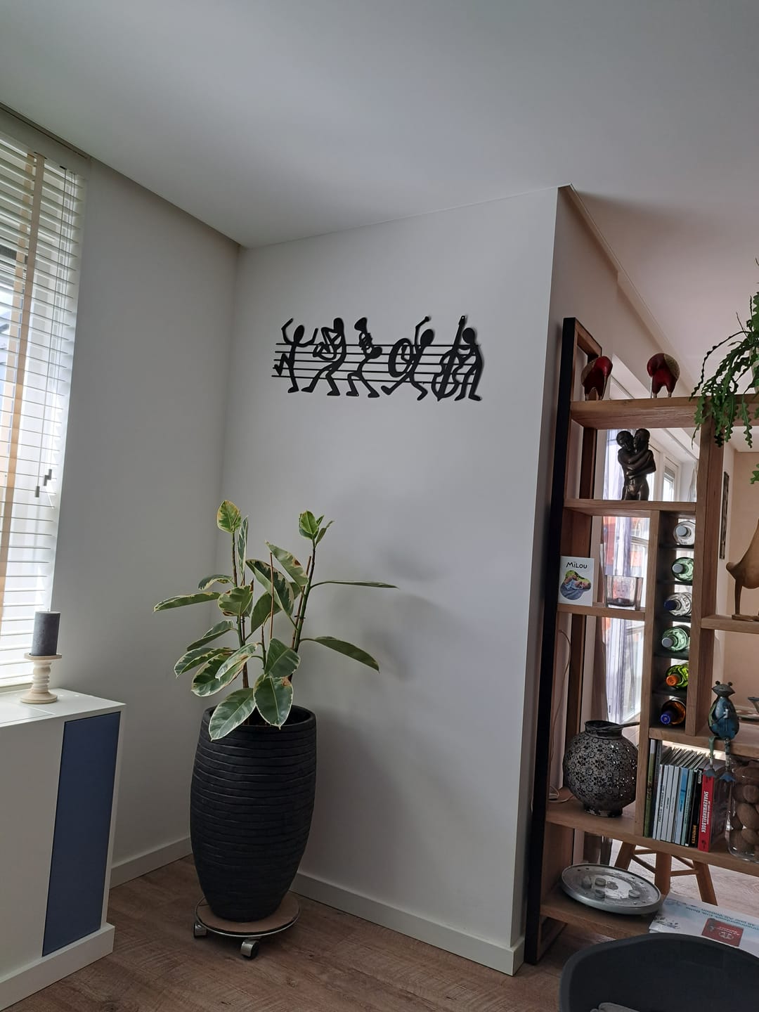 Customer photo review of Décoration Murale en Métal - Musiciens de bande